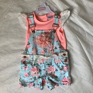 Girls Overalls Outfit